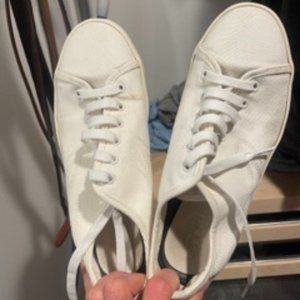 rag & bone White Sneakers, Lightning Bolt, Size 38.5